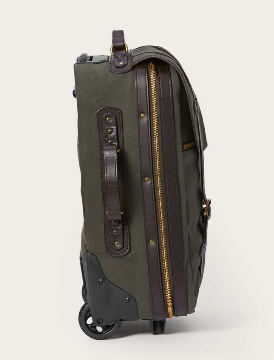 Filson Rugged Twill Rolling Carry On- Otter Green — Carriages Fine